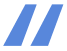 blue sans-serif quote mark